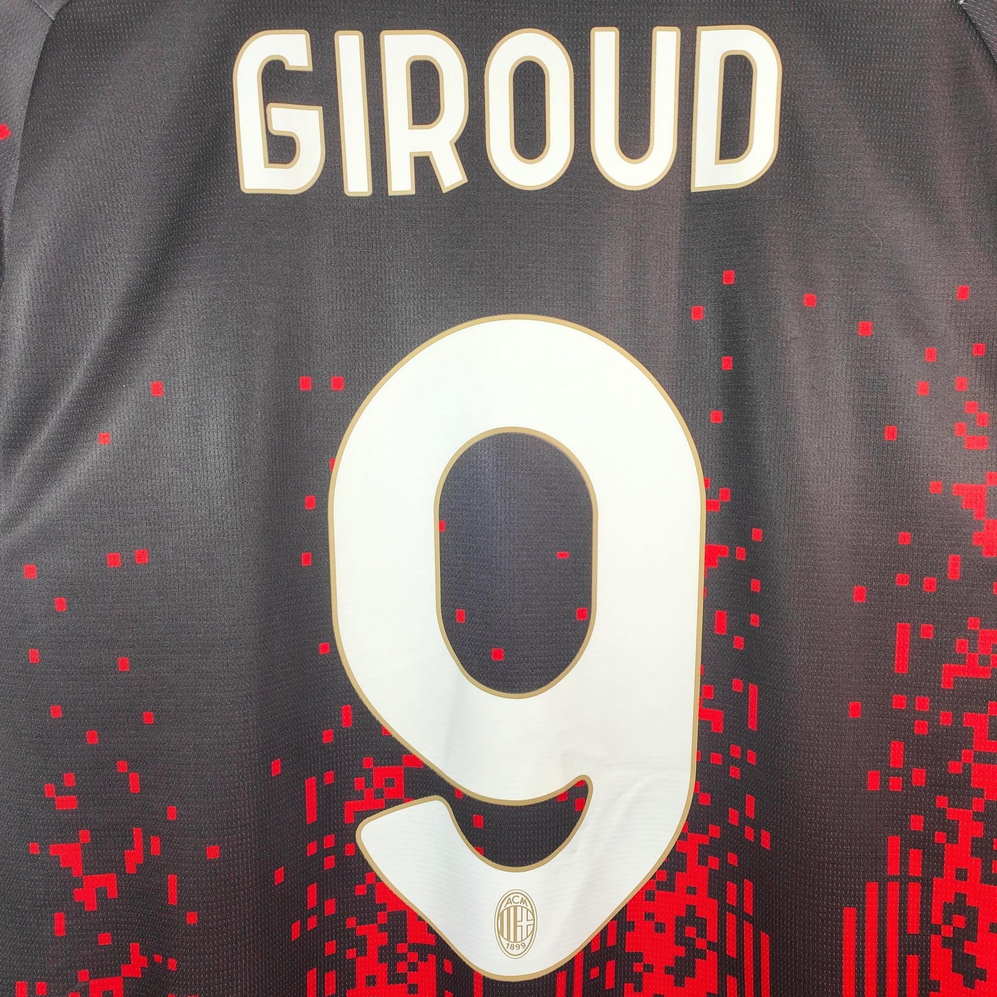 2022 - 23 AC Milan Fourth Koche Shirt Giroud 9 - 9.5/10 - (M) - Eternal Pitch