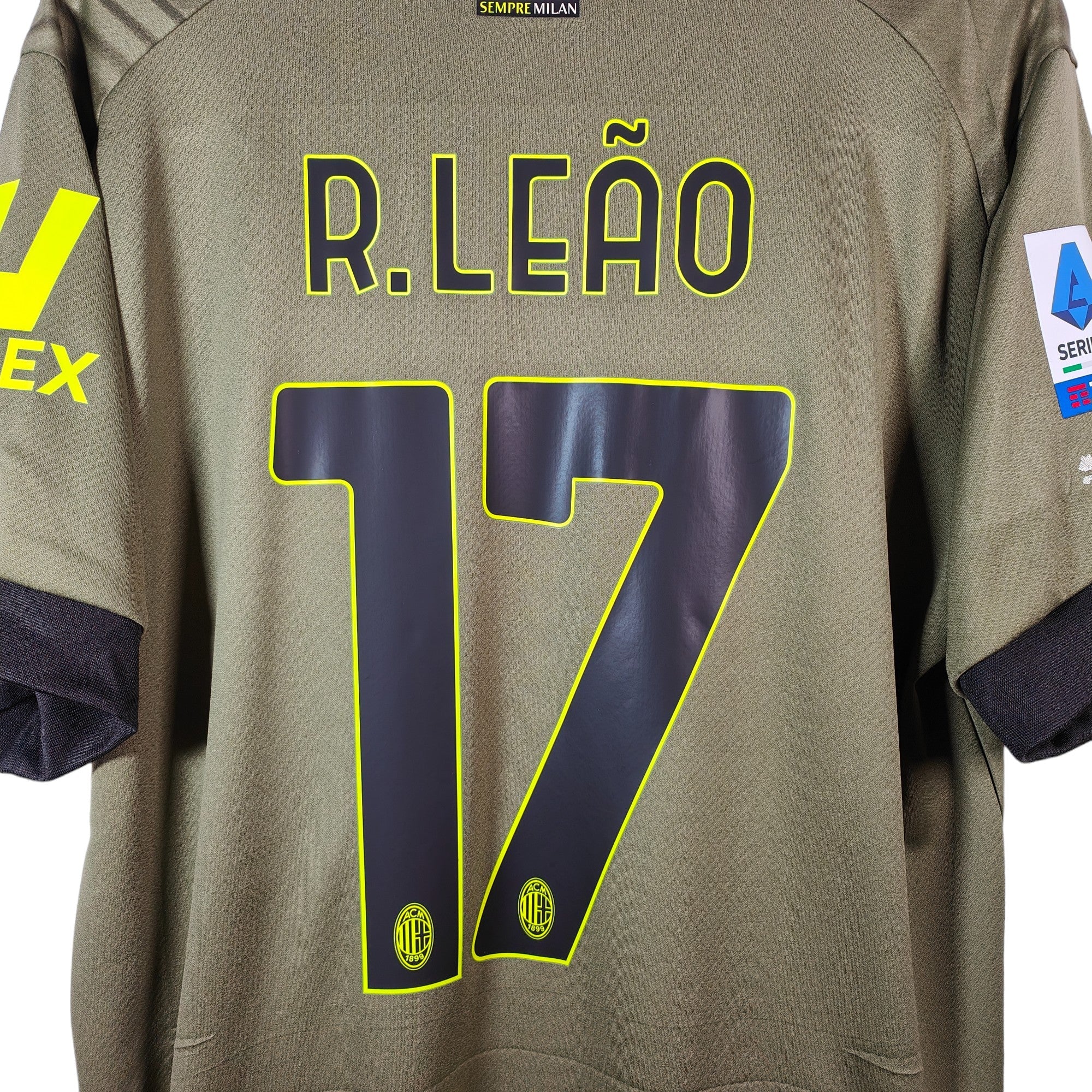 2022 - 23 AC Milan Third Shirt Leao 17 (L) - Eternal Pitch