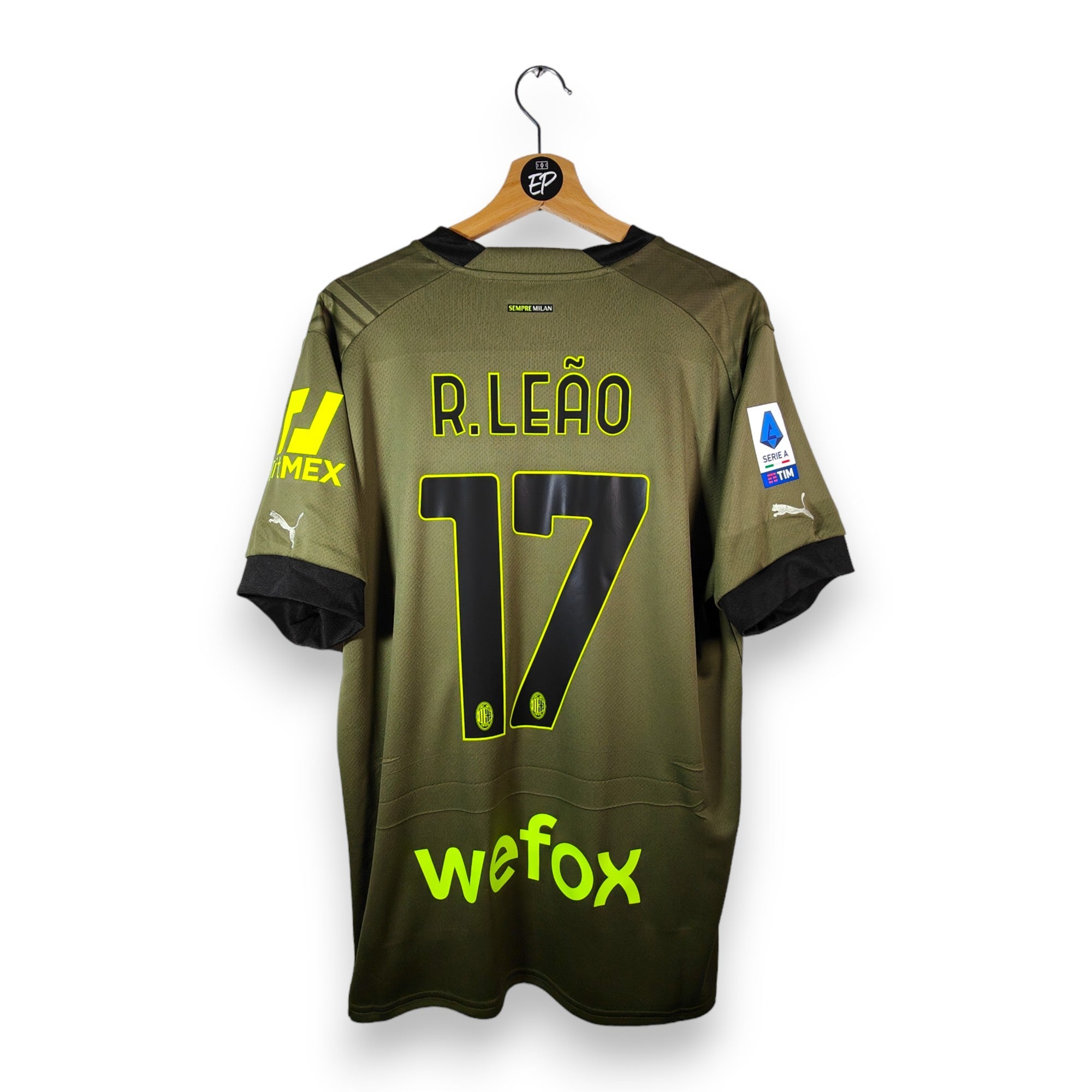 2022 - 23 AC Milan Third Shirt Leao 17 (L) - Eternal Pitch