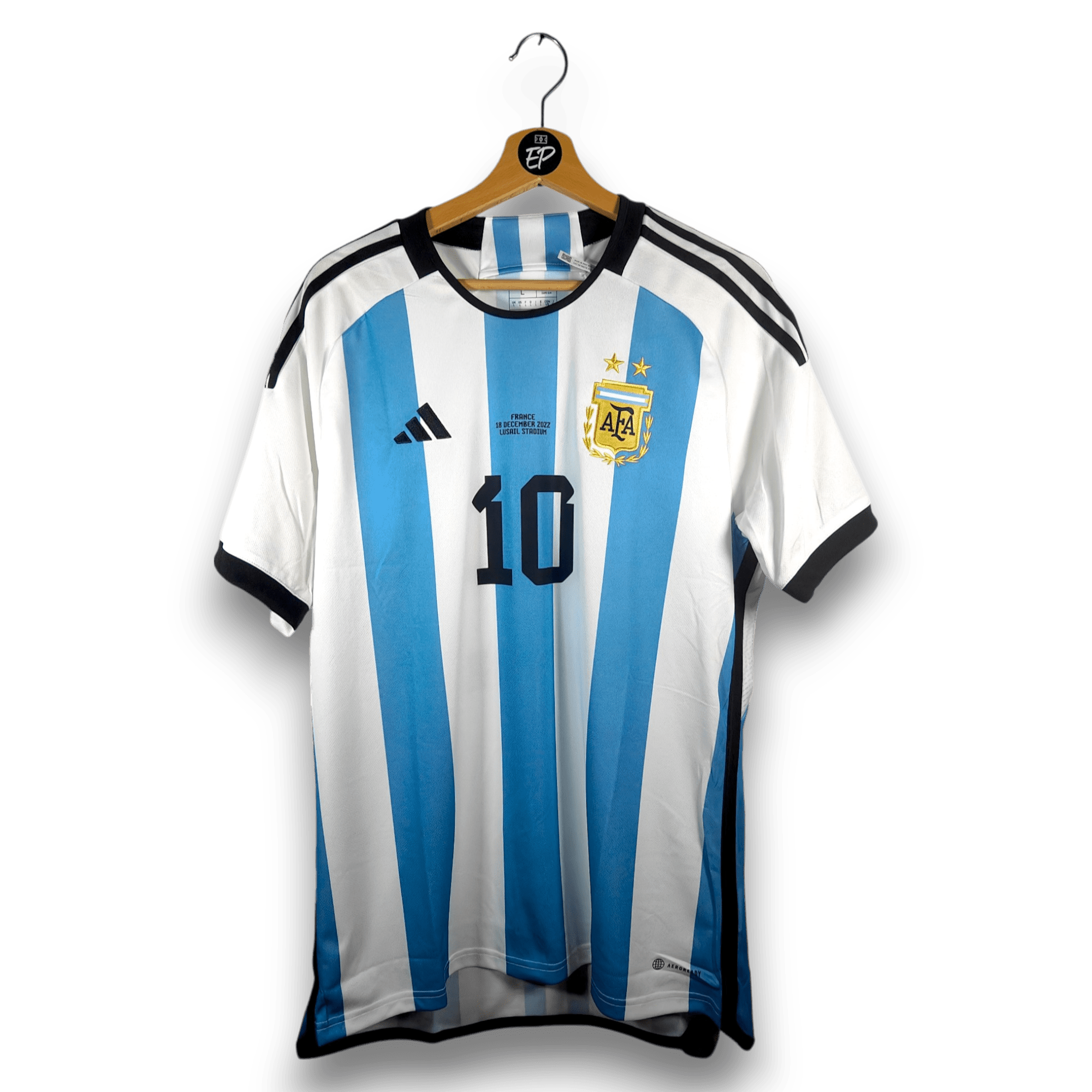 2022 - 23 Argentina Home Shirt Messi 10 - BNWT - (L) - Eternal Pitch