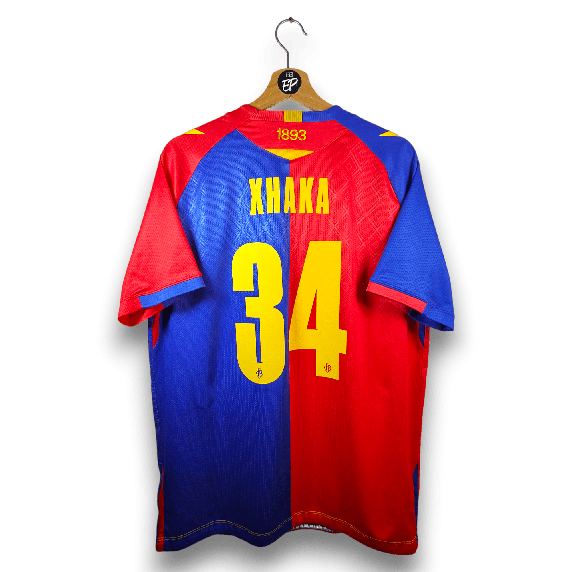 2022 - 23 FC Basel Home Shirt Xhaka 34 (XL) - Eternal Pitch