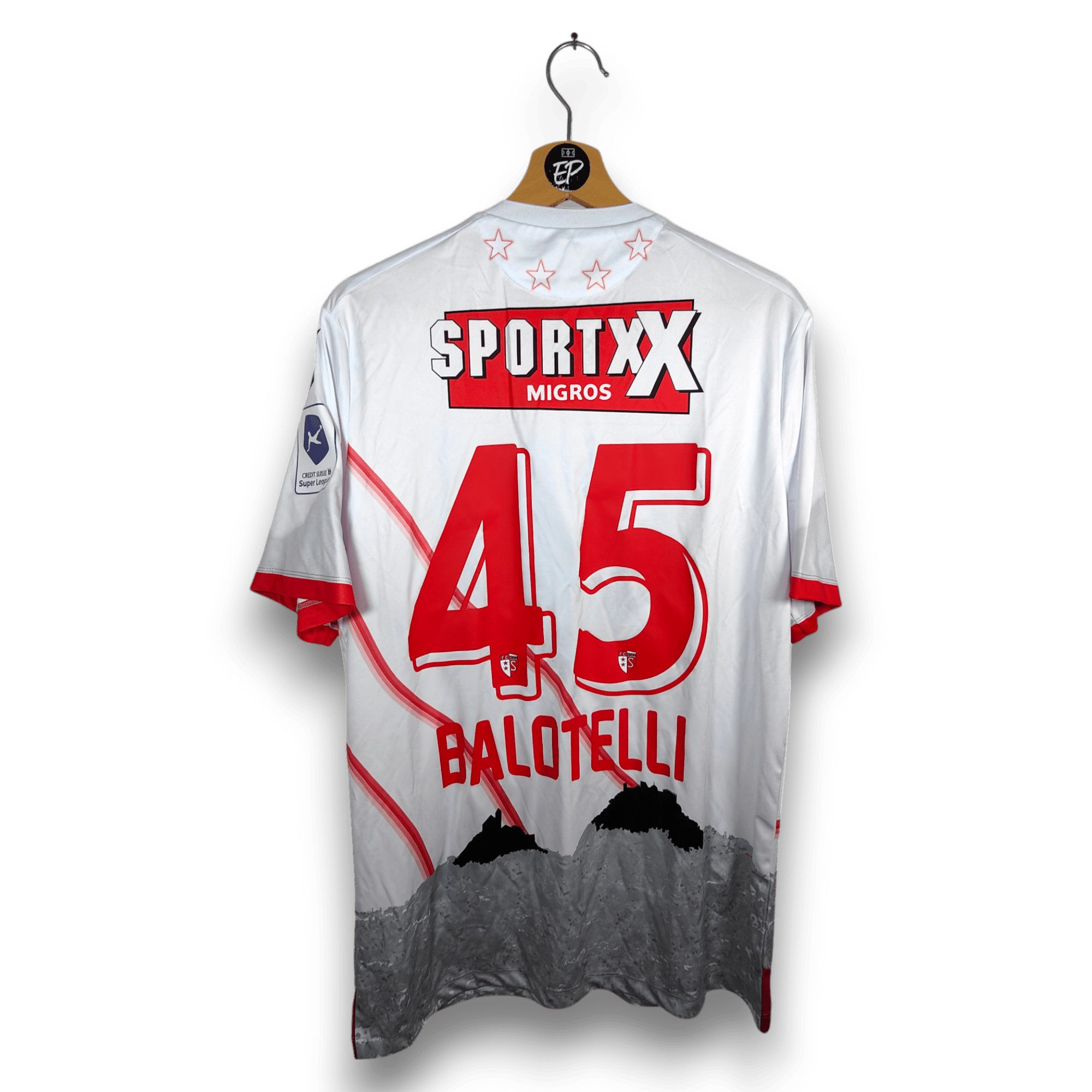 2022 - 23 FC Sion Away Shirt Balotelli 45 - 9.5/10 - (XL) - Eternal Pitch