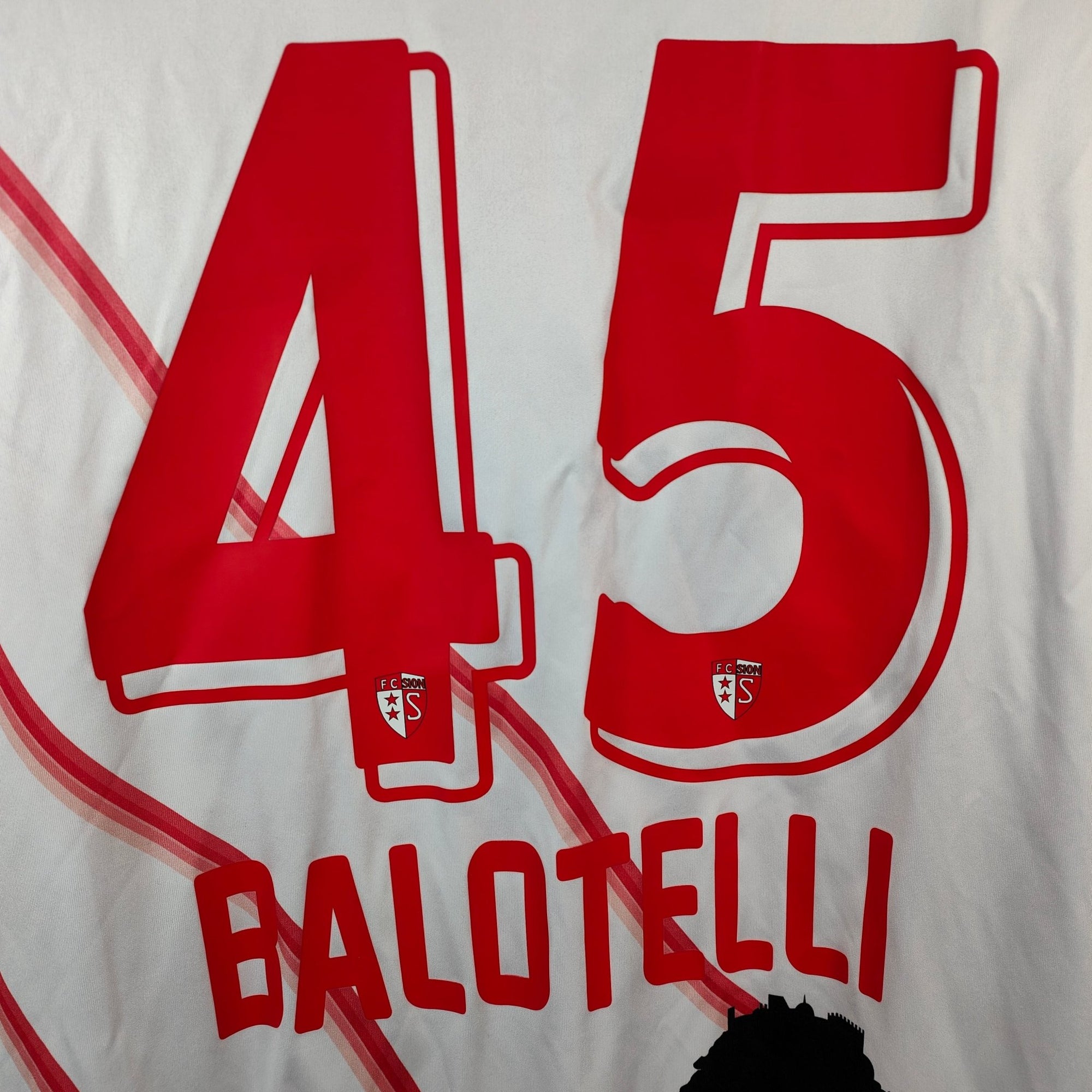 2022 - 23 FC Sion Away Shirt Balotelli 45 - 9.5/10 - (XL) - Eternal Pitch
