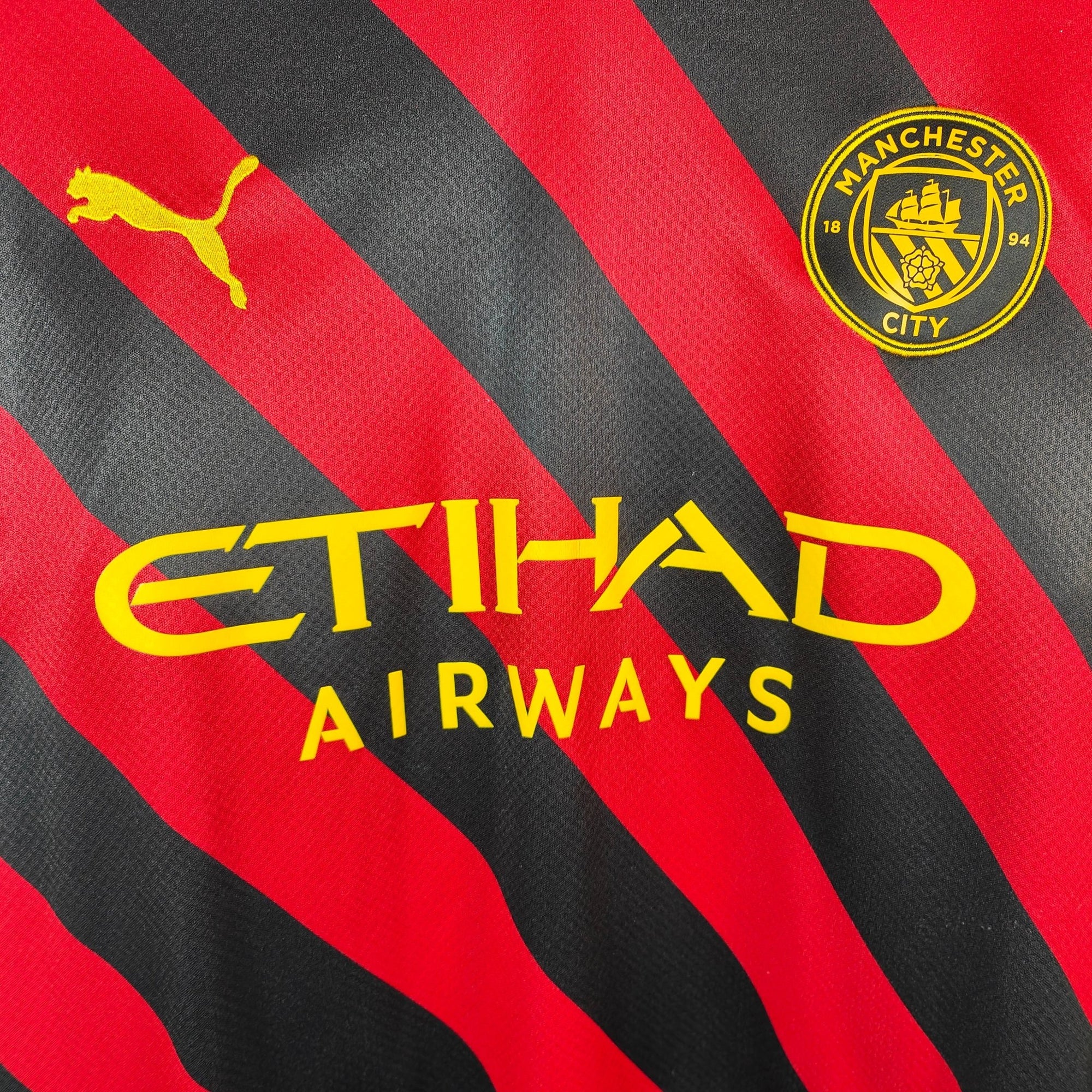 2022 - 23 Manchester City Away Shirt Haaland 9 - 8.5/10 - (M) - Eternal Pitch