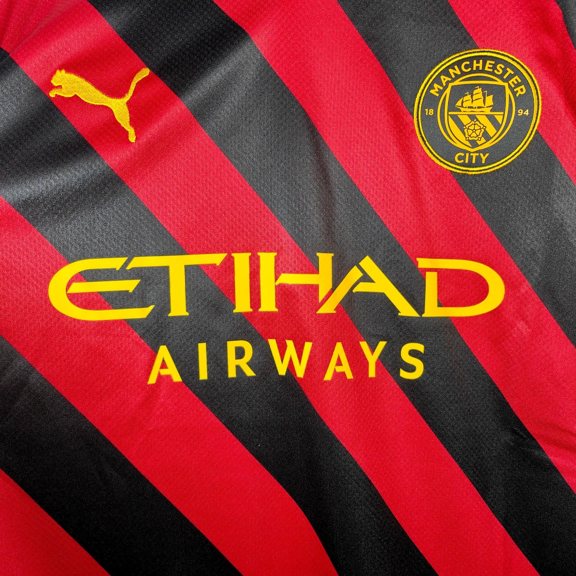 2022 - 23 Manchester City Away Shirt Haaland 9 - 9.5/10 - (M) - Eternal Pitch
