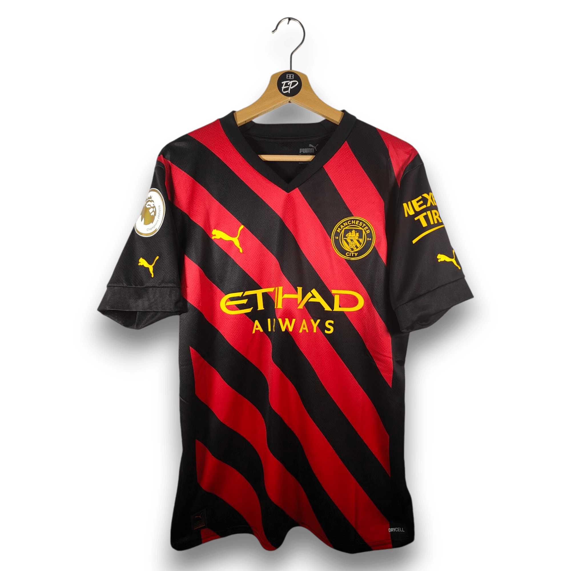 2022 - 23 Manchester City Away Shirt Haaland 9 - 9.5/10 - (M) - Eternal Pitch