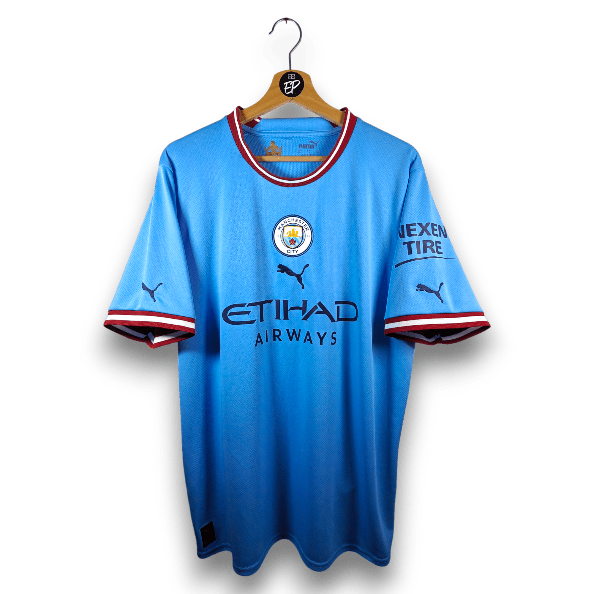 2022 - 23 Manchester City Home Shirt Haaland 9 - 9.5/10 - (XL) - Eternal Pitch