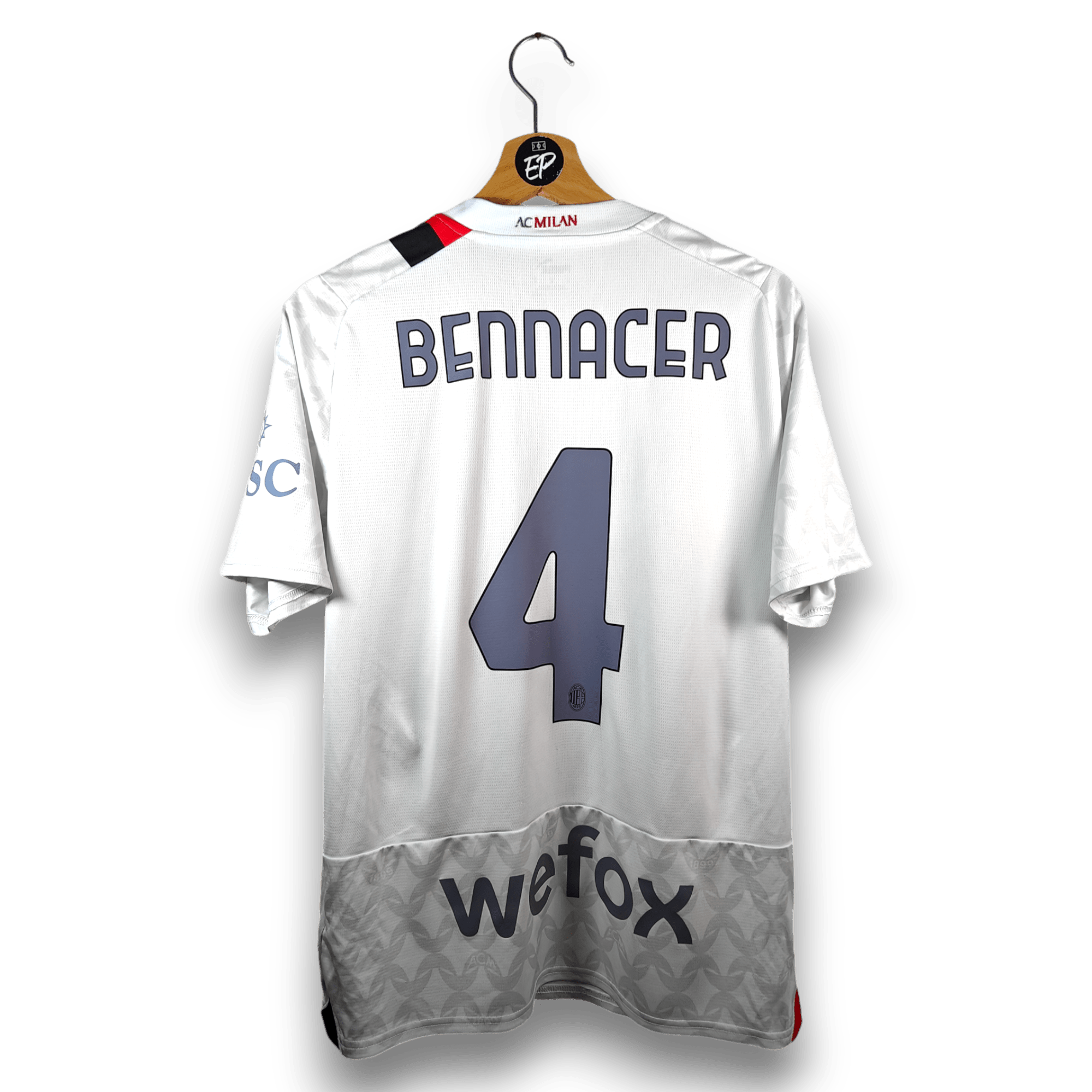 2023 - 24 AC Milan Away Shirt Bennacer 4 - 7.5/10 - (M) - Eternal Pitch