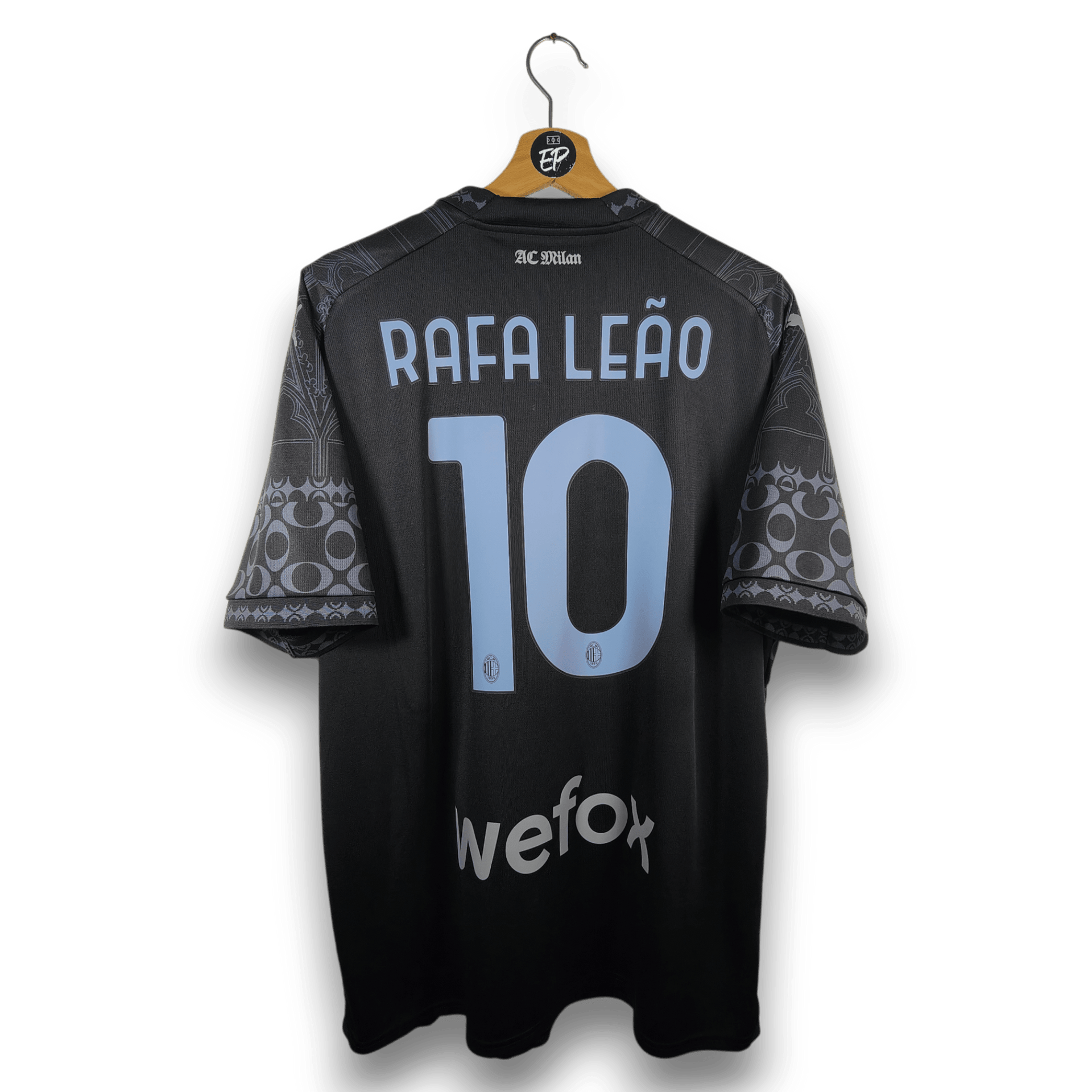 2023-24 AC Milan Fourth Shirt Pleasures Rafa Leao #10 - 9.5