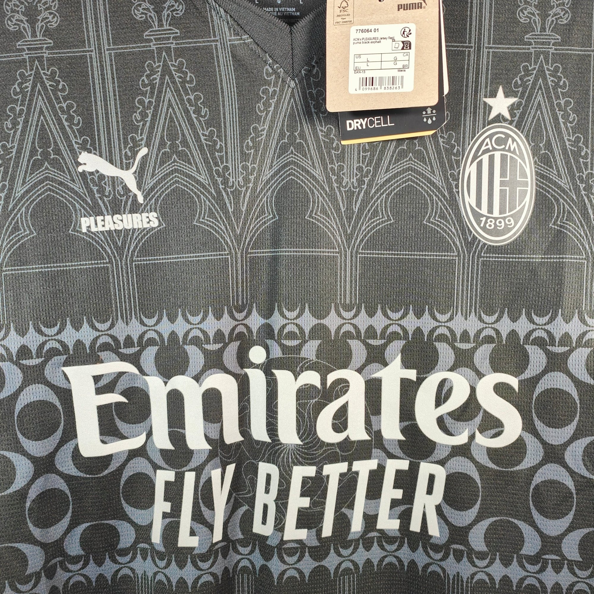 2023 - 24 AC Milan Fourth Shirt Pleasures Rafa Leao 10 - BNWT - (L) - Eternal Pitch