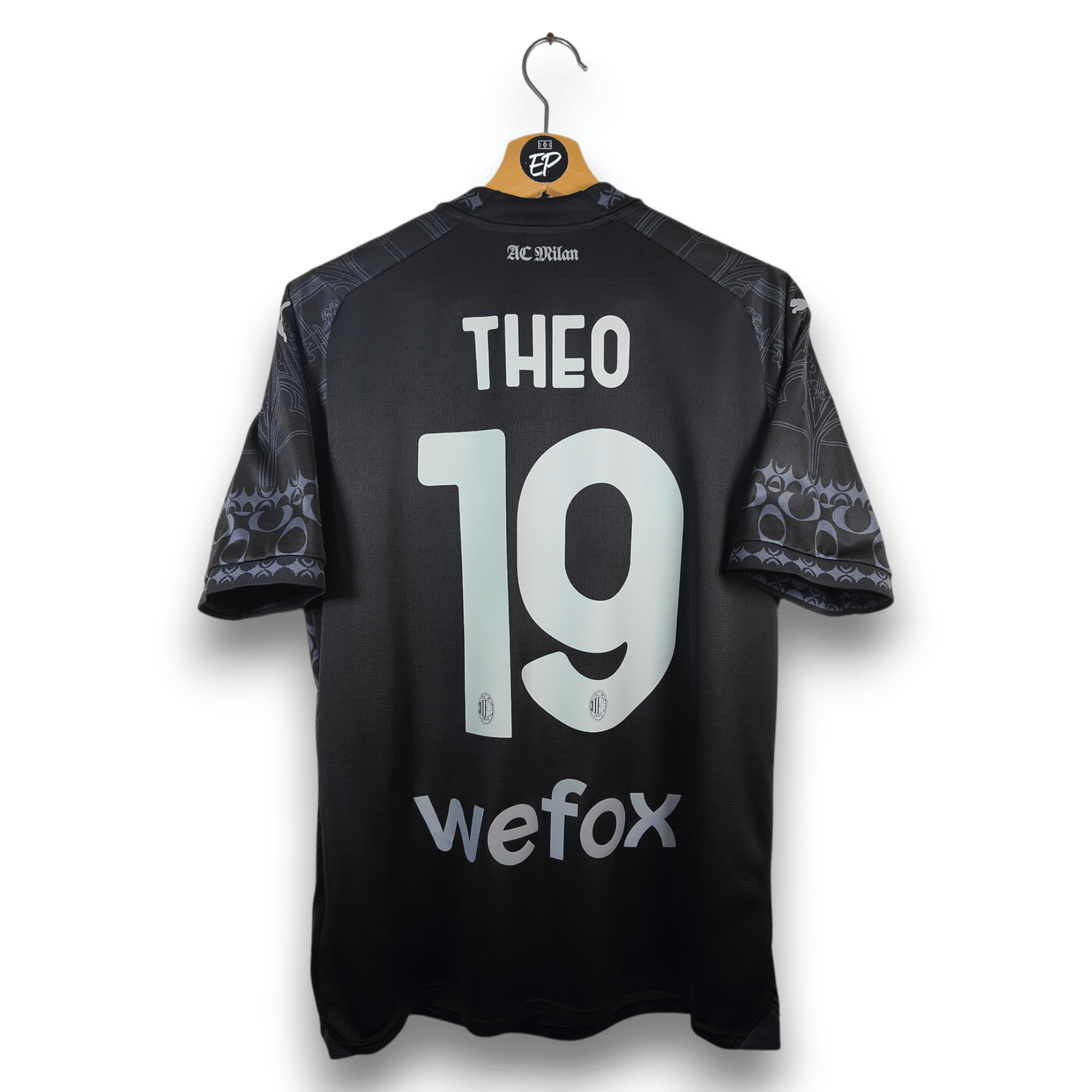 2023 - 24 AC Milan Fourth Shirt Pleasures Theo 19 - 8.5/10 - (M) - Eternal Pitch