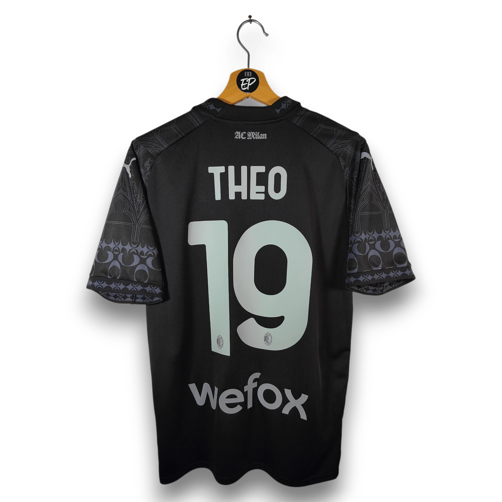 2023 - 24 AC Milan Fourth Shirt Pleasures Theo 19 - 9.5/10 - (M) - Eternal Pitch