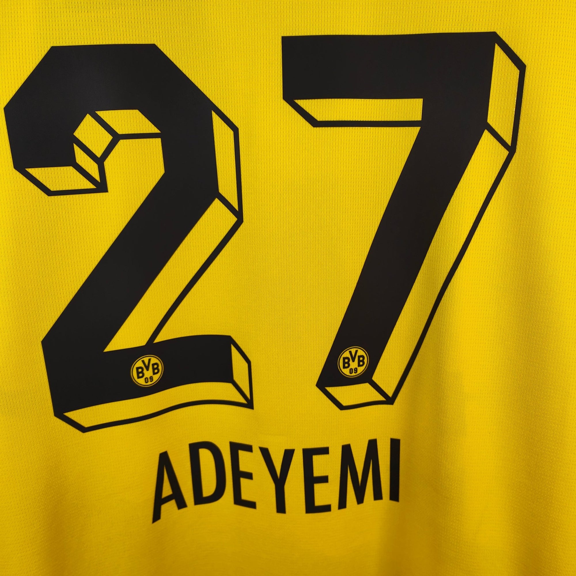 2023 - 24 Dortmund Home Shirt Adeyemi 27 - BNWT - (XL) - Eternal Pitch