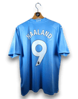 2023 - 24 Manchester City Home Shirt Haaland 9 - 8/10 - (L) - Eternal Pitch