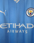 2023 - 24 Manchester City Home Shirt Haaland 9 - 8/10 - (L) - Eternal Pitch