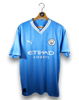 2023 - 24 Manchester City Home Shirt Haaland 9 - 8/10 - (L) - Eternal Pitch