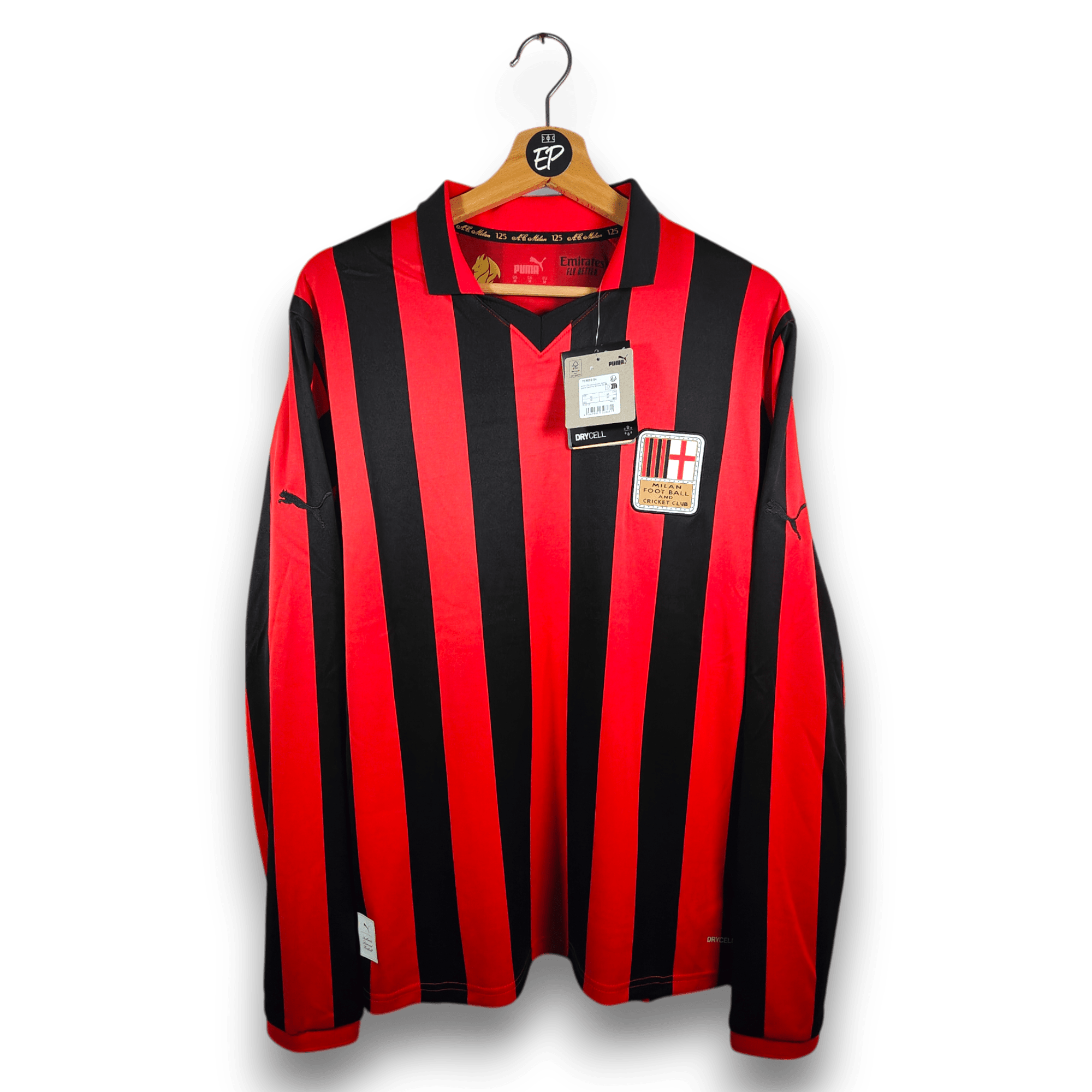 2024 - 25 AC Milan Fourth 125TH ANNIVERSARY Shirt (Theo) 19 - BNWT - (M, L) - Eternal Pitch