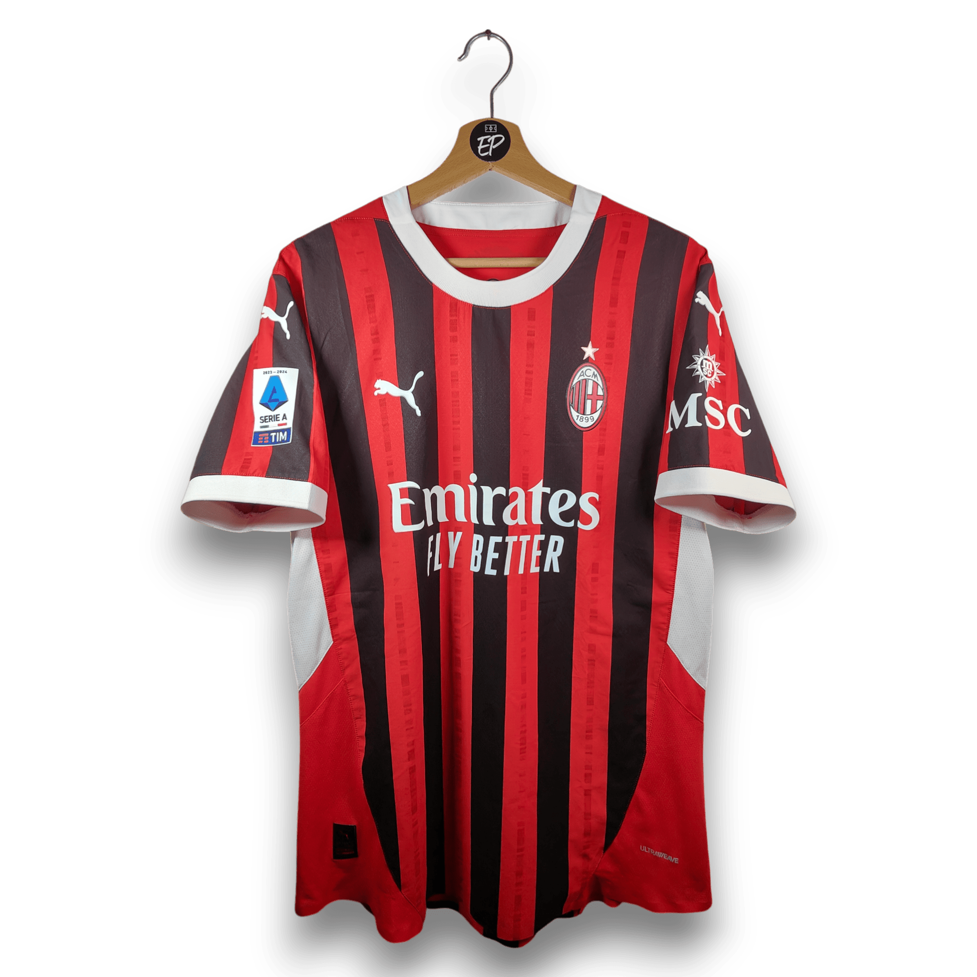 2024 - 25 AC Milan Player Version Home Shirt Loftus - Cheek 8 - 9/10 - (L) - Eternal Pitch