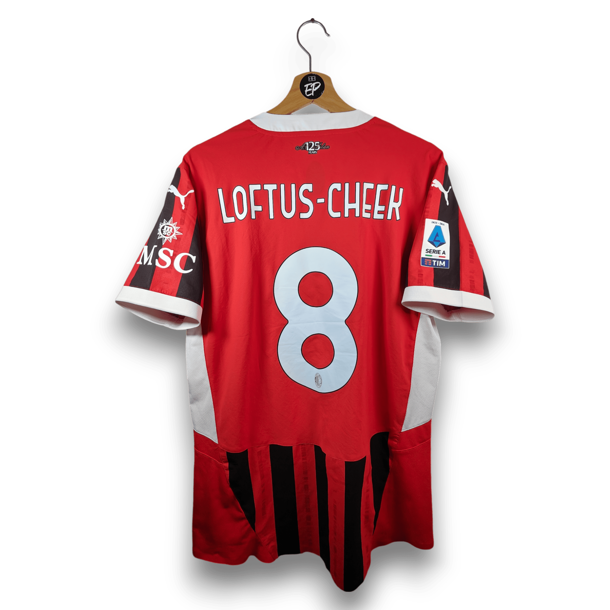 2024 - 25 AC Milan Player Version Home Shirt Loftus - Cheek 8 - 9/10 - (L) - Eternal Pitch