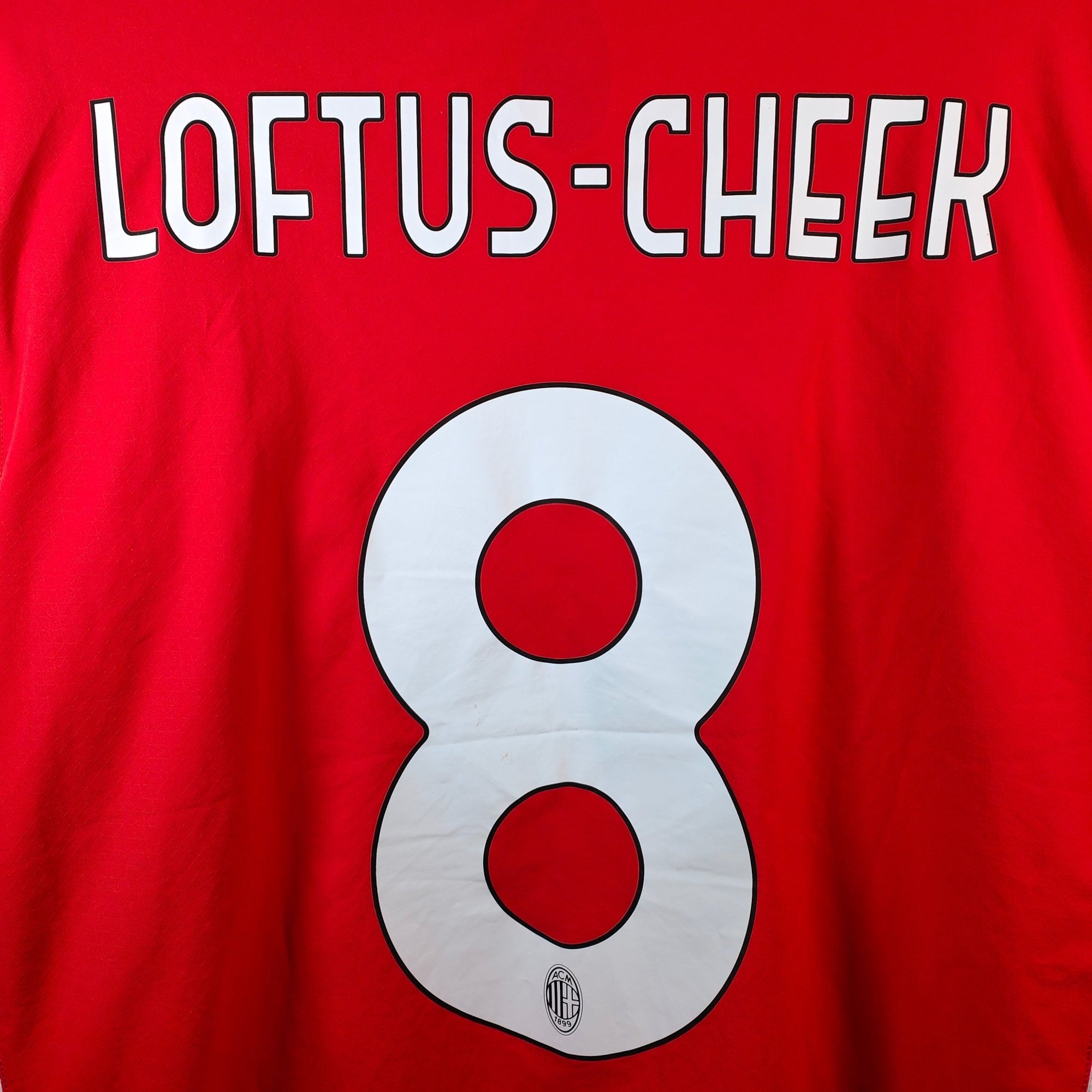 2024 - 25 AC Milan Player Version Home Shirt Loftus - Cheek 8 - 9/10 - (L) - Eternal Pitch