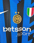 2024 - 25 Inter Milan SIGNED Player Version Home Shirt Barella 23 - BNWT - Eternal Pitch