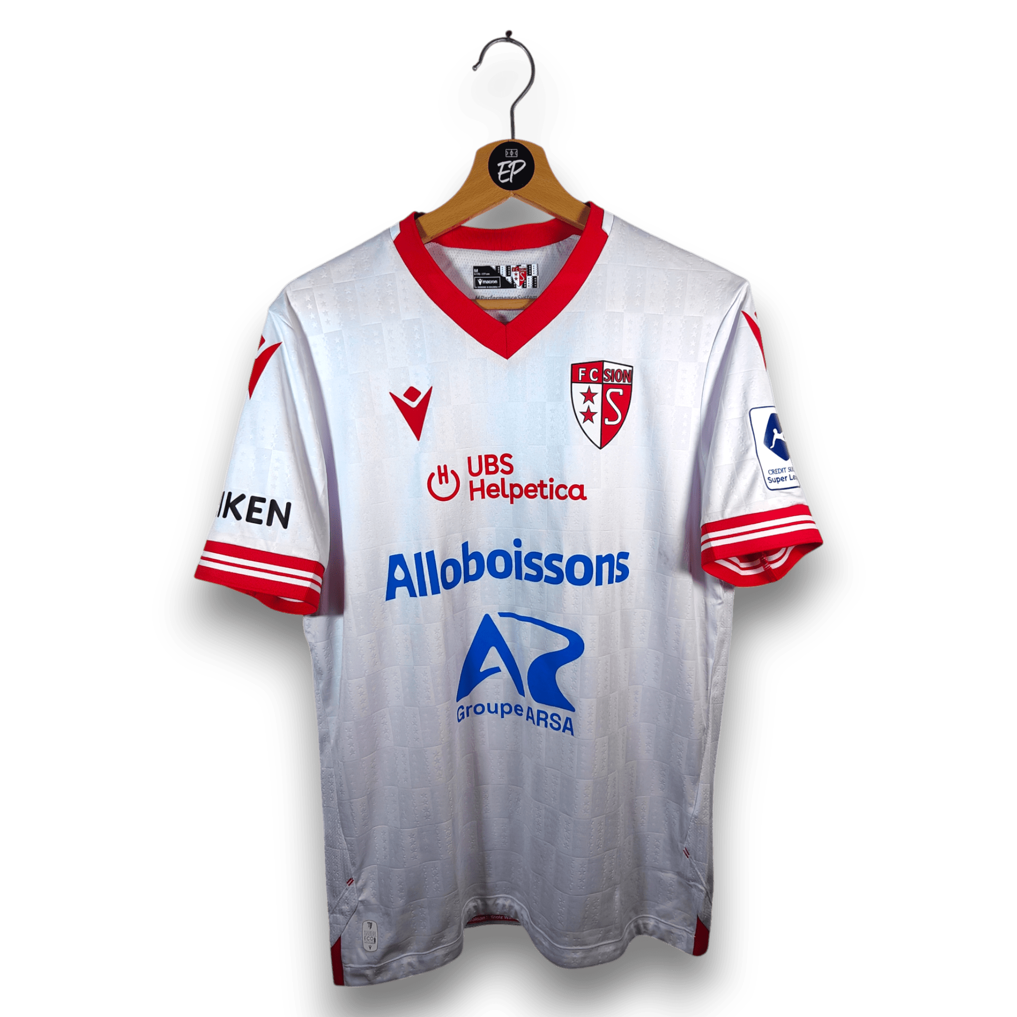 2024 - 25 Match Worn FC Sion Home Shirt Cipriano 6 - 8.5/10 - (M) - Eternal Pitch
