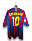 2005-06 FC Barcelona Home Shirt Ronaldinho 