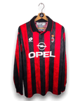 1995-96 AC Milan Home Shirt LS Baggio 
