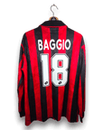 1995-96 AC Milan Home Shirt LS Baggio 