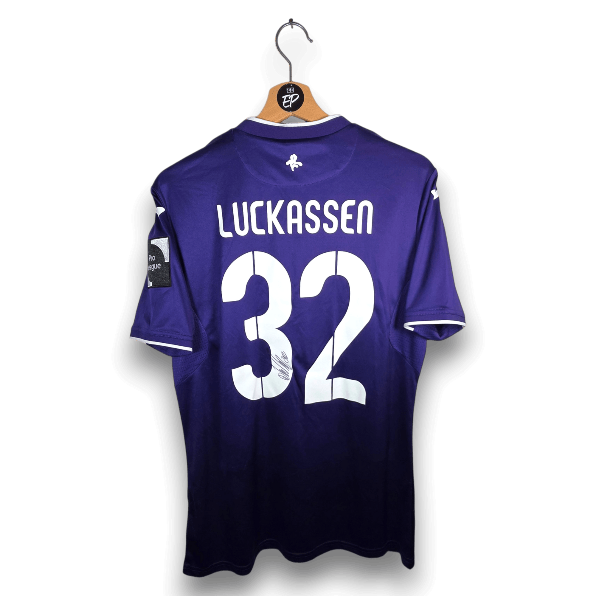 2020-21 Anderlecht Home Shirt SIGNED Luckassen 