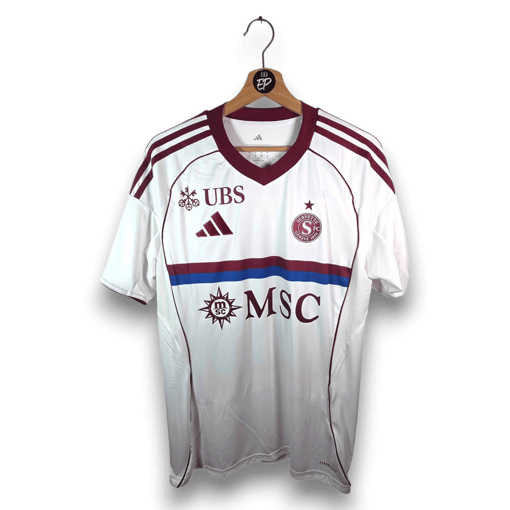 2025-26 Servette Away Shirt SIGNED Kadile 