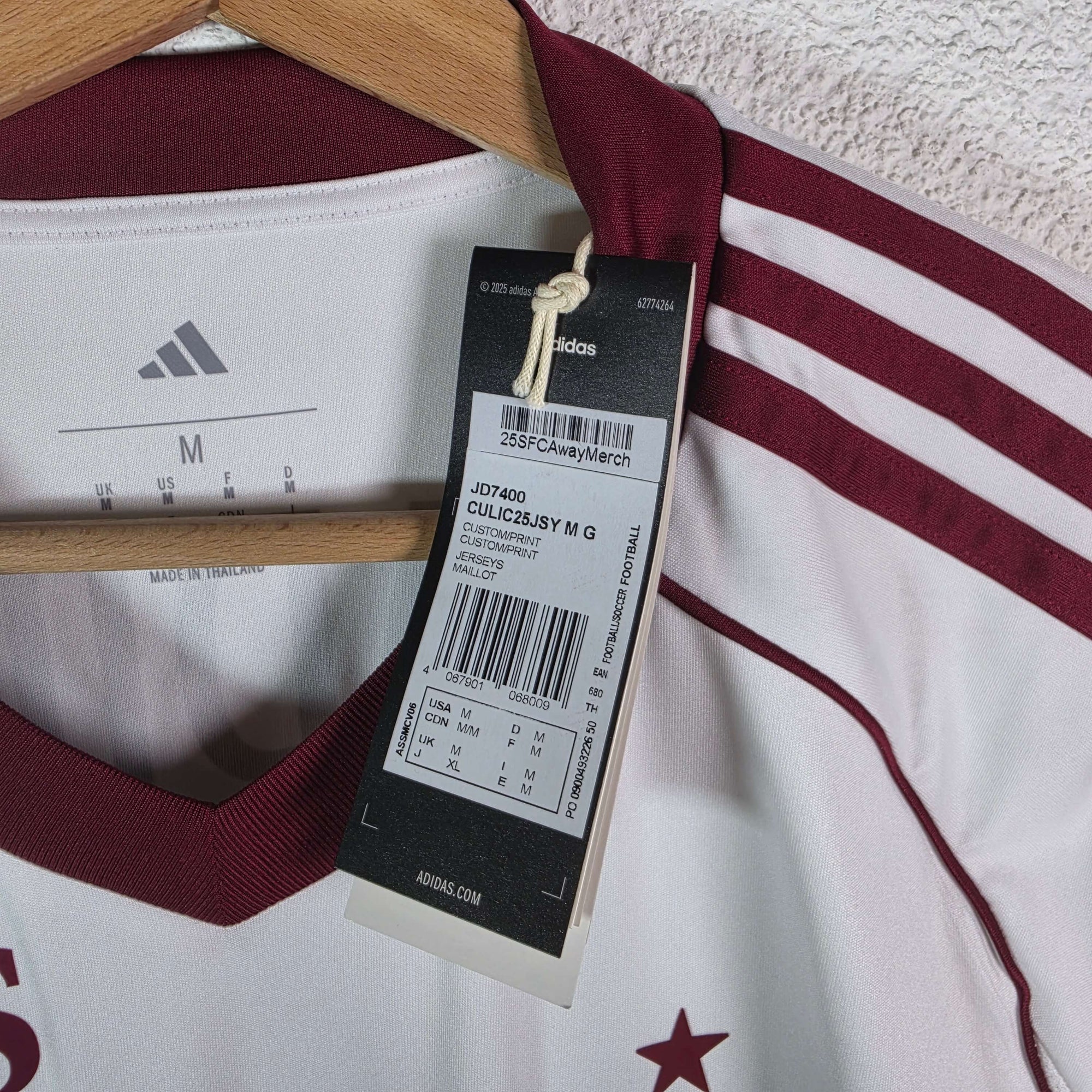 2025-26 Servette Away Shirt SIGNED Kadile 