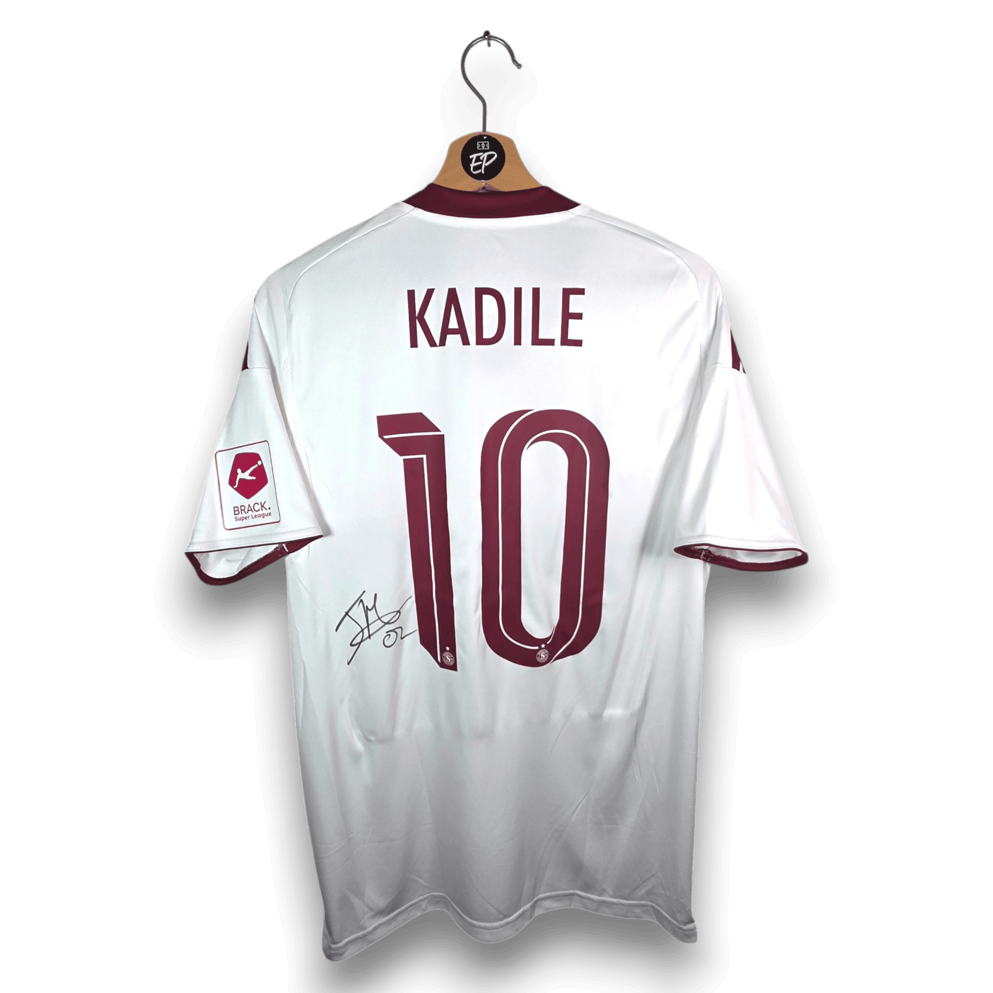 2025-26 Servette Away Shirt SIGNED Kadile 