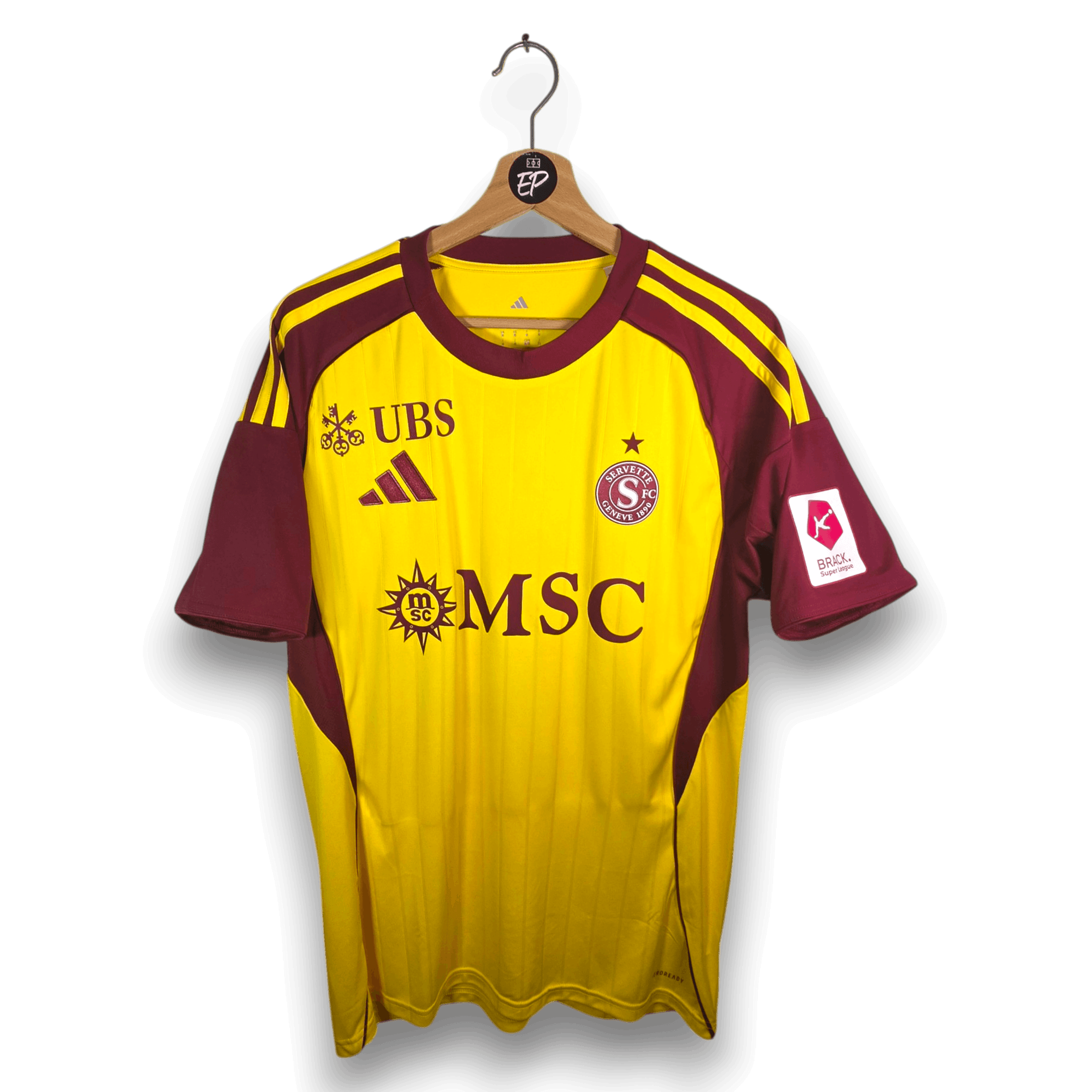 2025-26 Servette Third Shirt SIGNED Kadile 