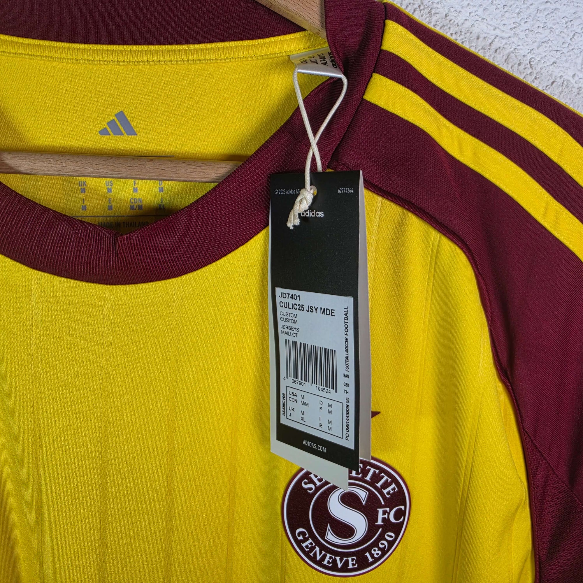 2025-26 Servette Third Shirt SIGNED Kadile 