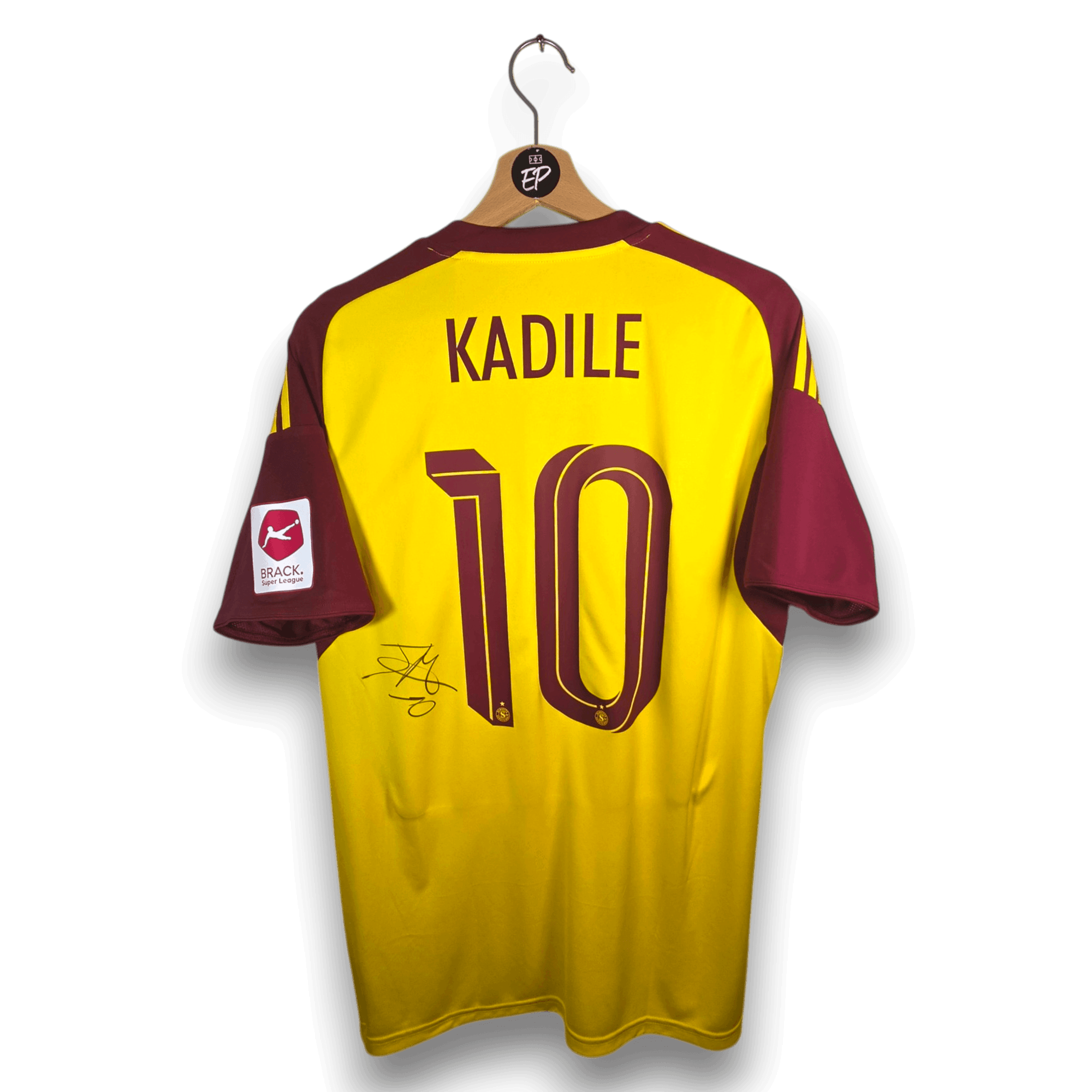 2025-26 Servette Third Shirt SIGNED Kadile 