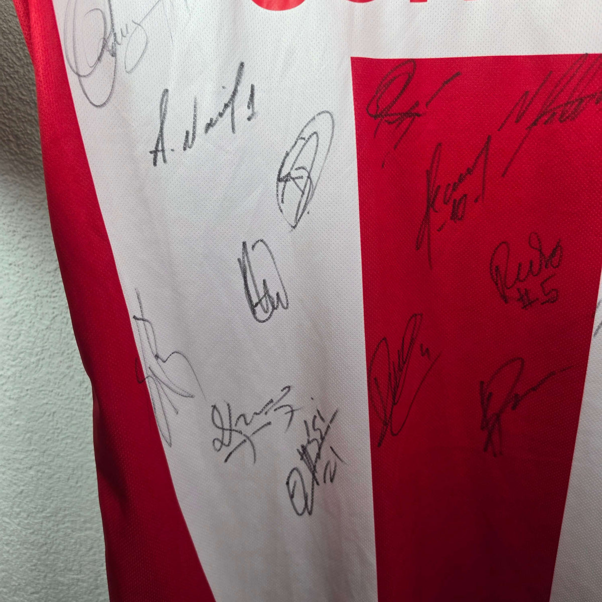 2014-15 FC Sion Home Shirt SIGNED - 8/10 - (XL)