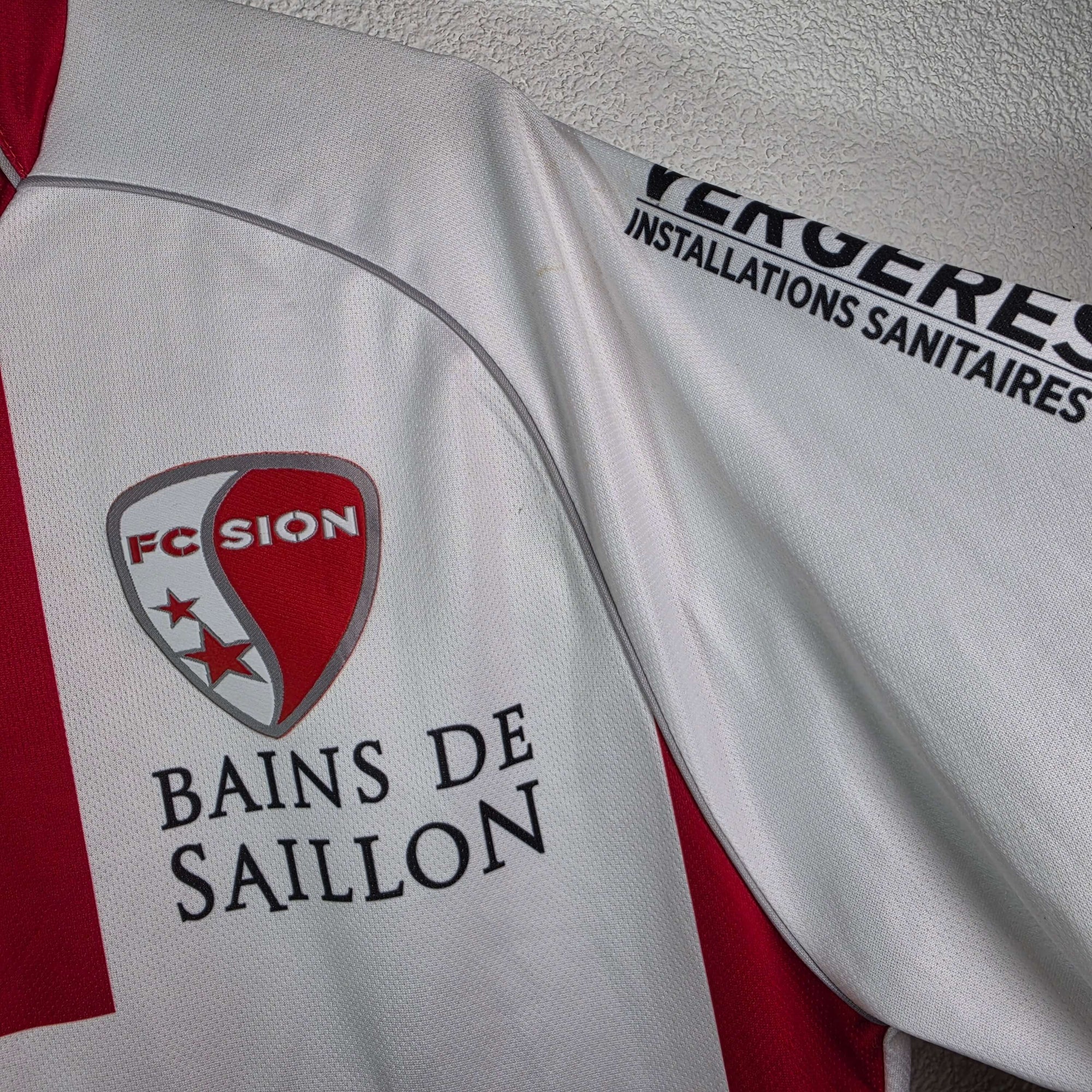 2014-15 FC Sion Home Shirt SIGNED - 8/10 - (XL)