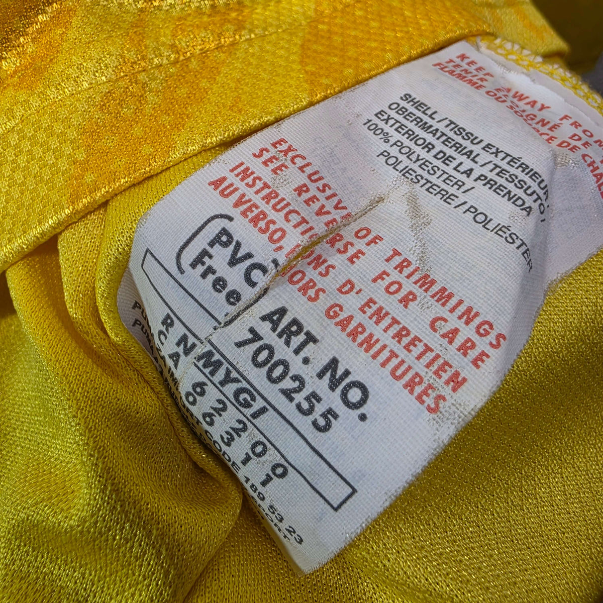 2006-07 Switzerland GK Shirt Match Issue / Worn Benaglio 