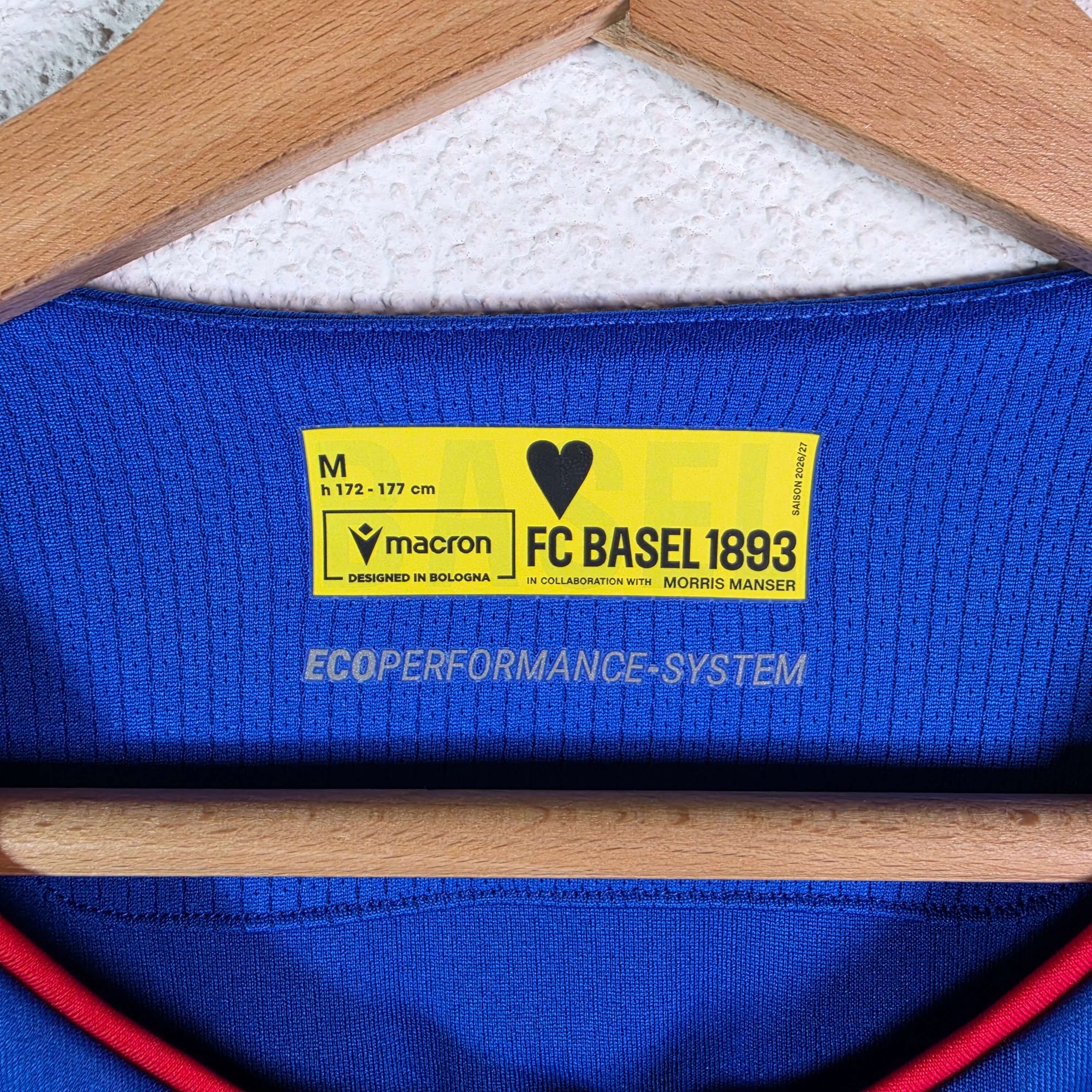 2026-27 FC Basel Home Shirt Match Worn Olaigbe 