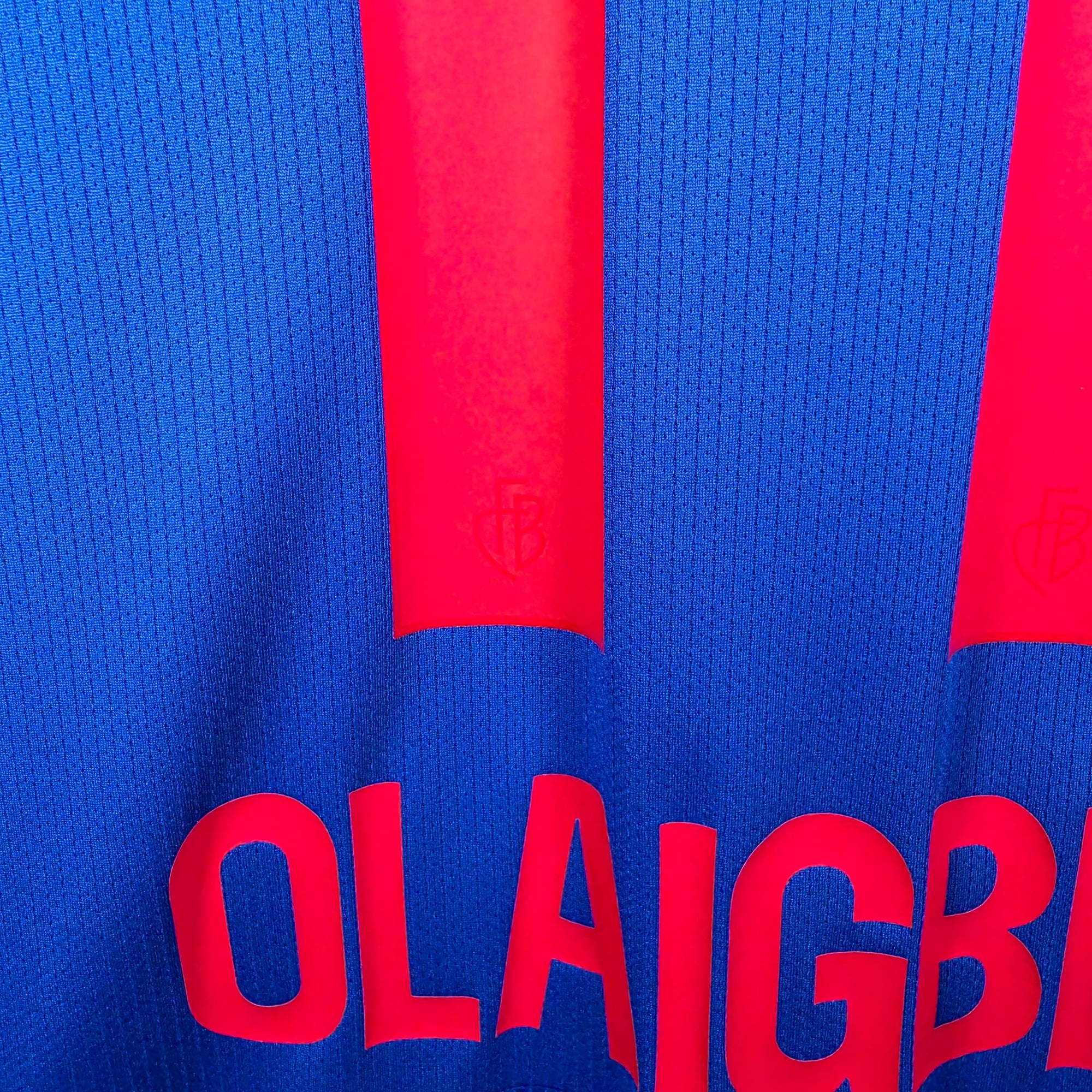 2026-27 FC Basel Home Shirt Match Worn Olaigbe 