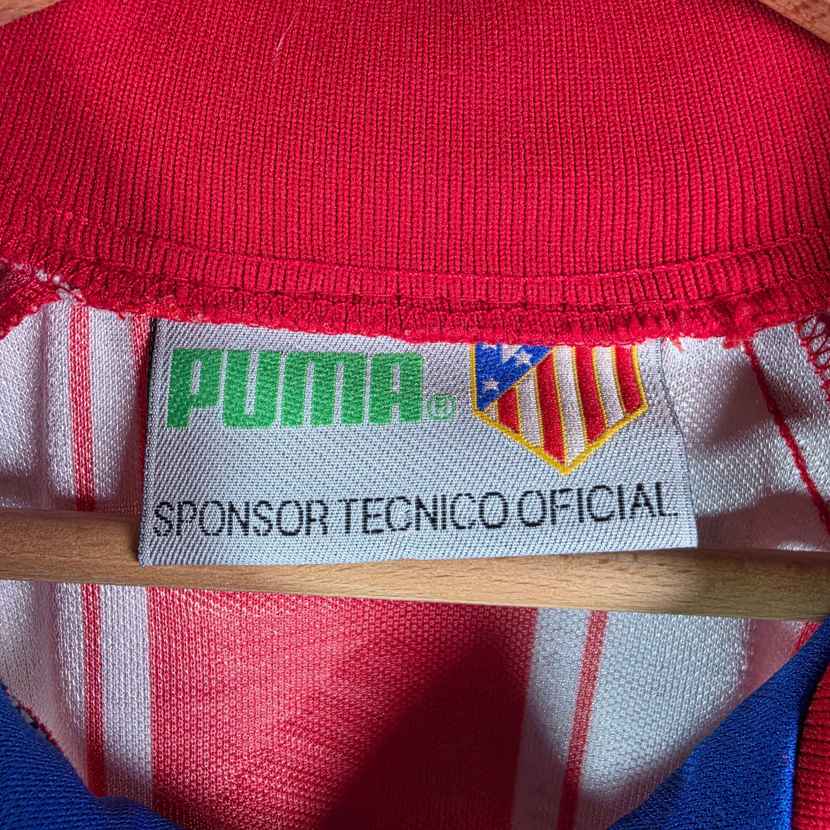 1995-96 Atletico Madrid Home Shirt - 8.5/10 - (L)