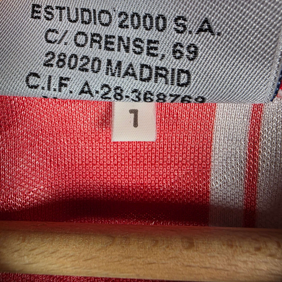 1995-96 Atletico Madrid Home Shirt - 8.5/10 - (L)
