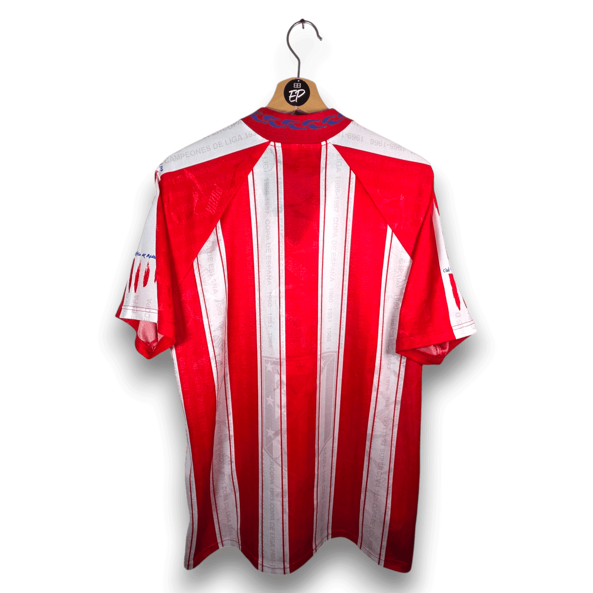 1995-96 Atletico Madrid Home Shirt - 8.5/10 - (L)