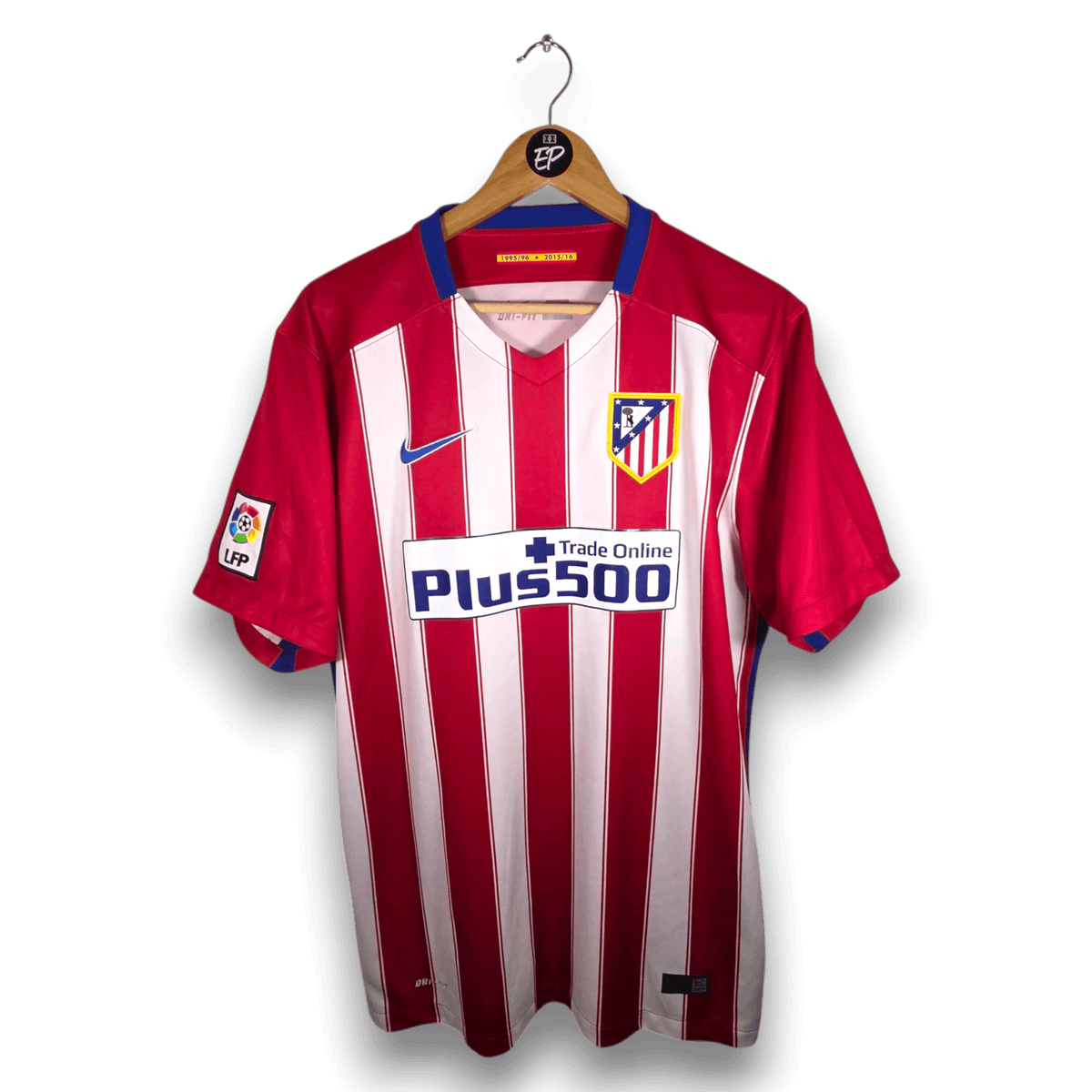 2015-16 Atletico Madrid Home Shirt - 9.5/10 - (L)