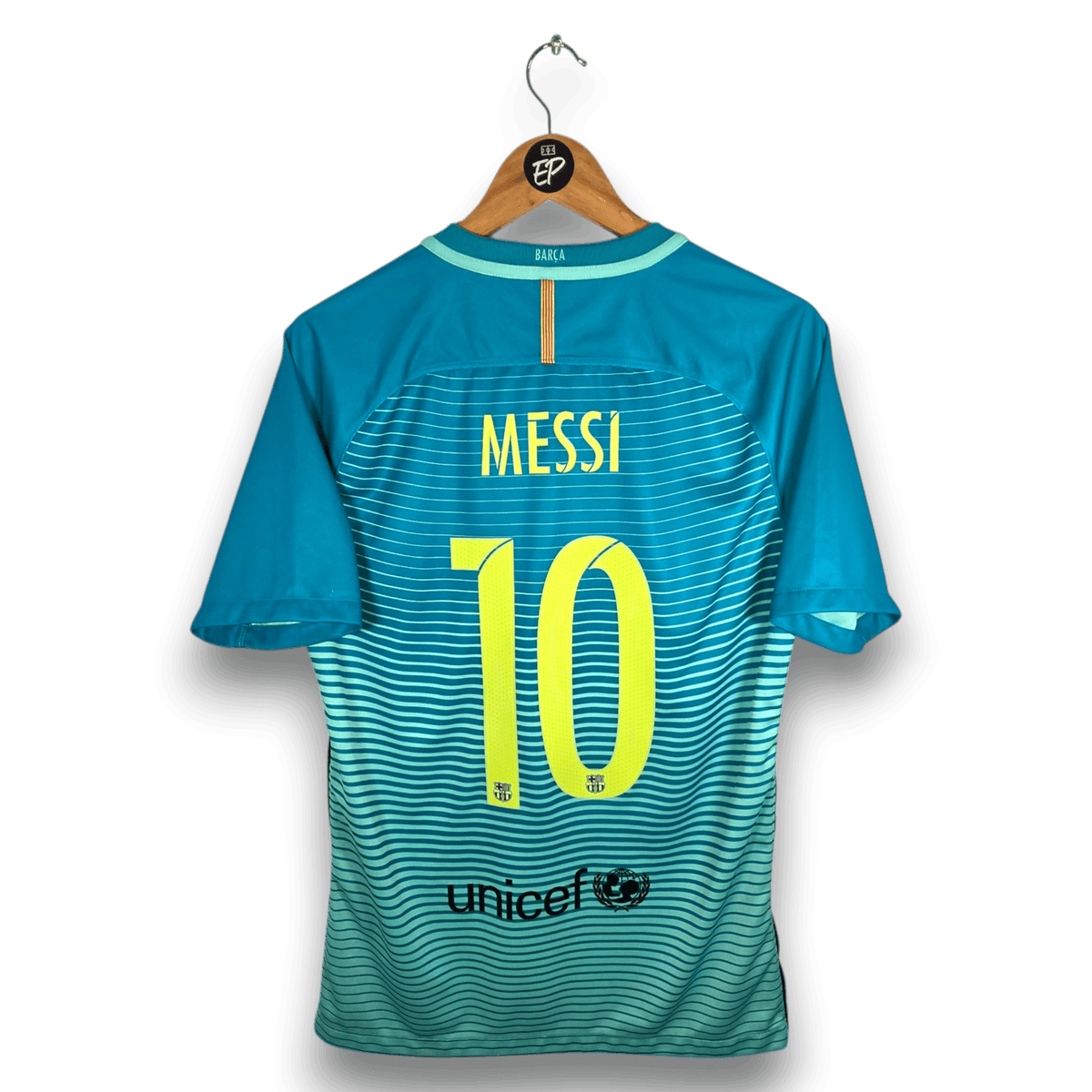 2016-17 FC Barcelona Third Shirt Messi 