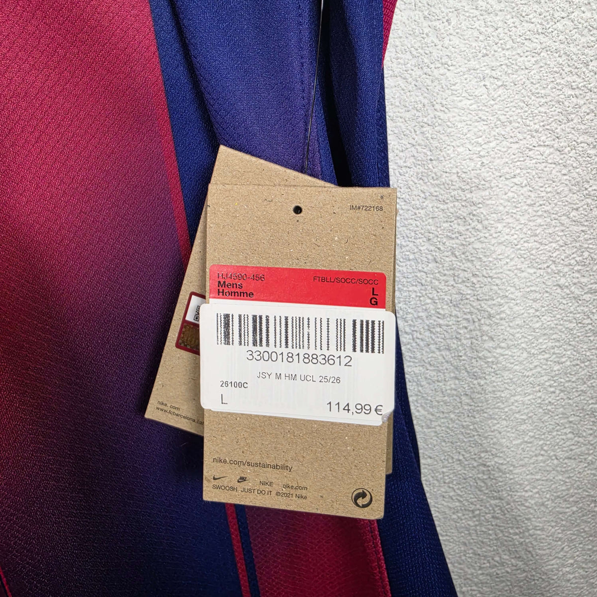 2025-26 FC Barcelona Home Shirt Lamine Yamal 