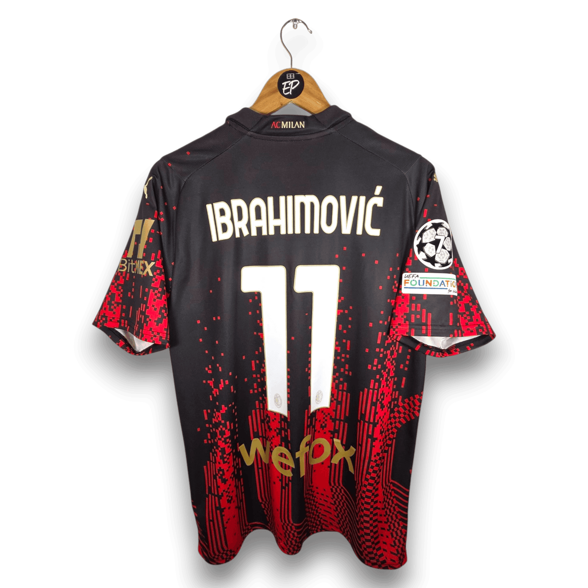 2022-23 AC Milan Fourth Shirt Ibrahimović 