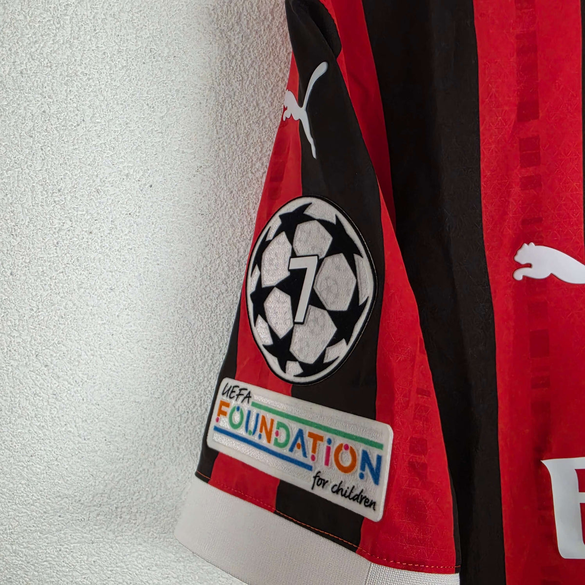 2024-25 AC Milan Home Shirt Match Issue Reijnders 