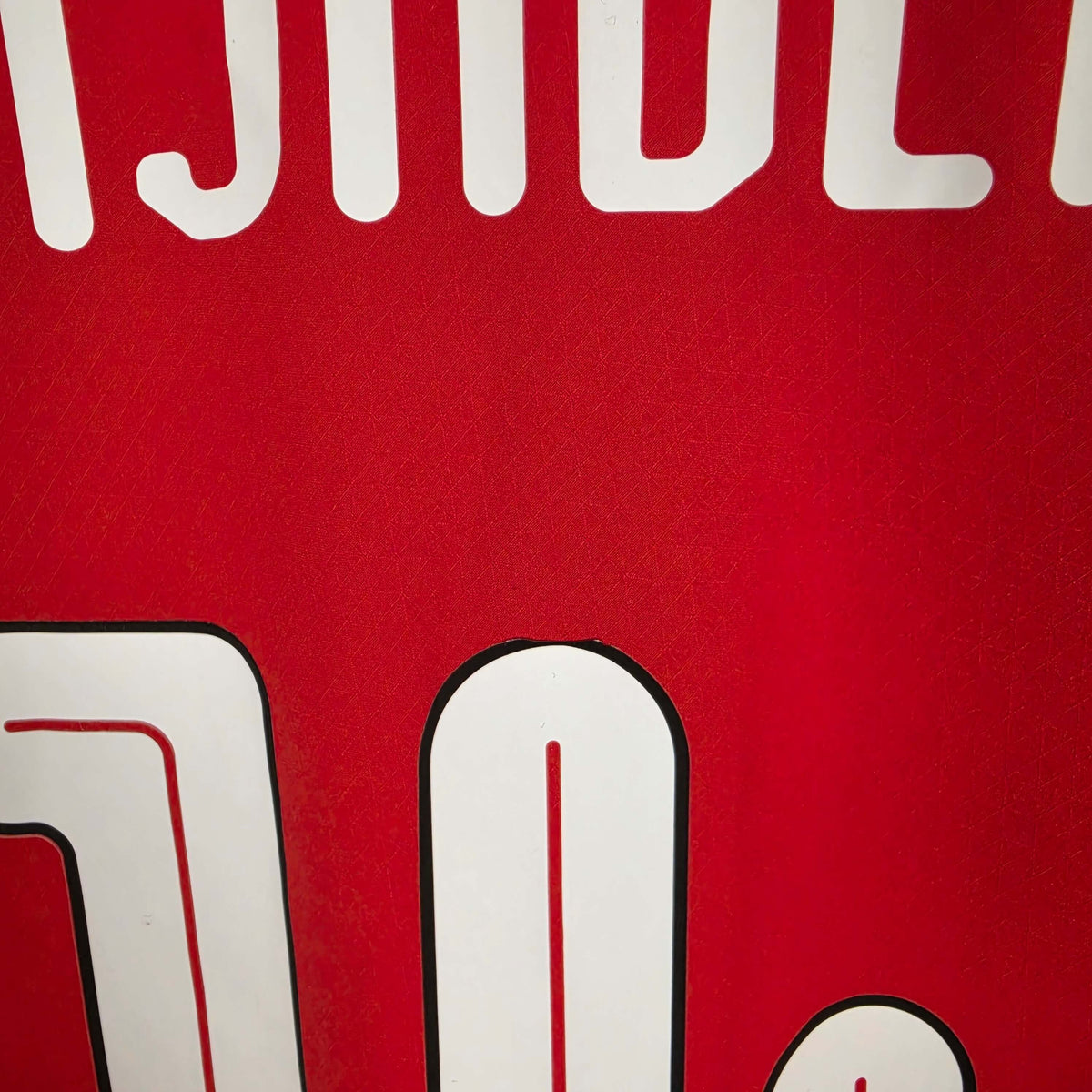 2024-25 AC Milan Home Shirt Match Issue Reijnders 